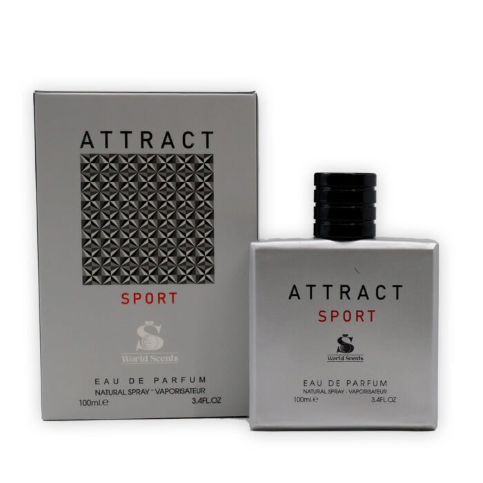 World Scents Attract SPORT Minyak Wangi - 100ML Eau De Parfum - Image 4