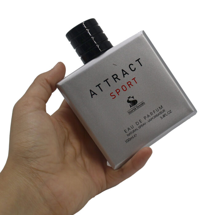 World Scents Attract SPORT Minyak Wangi - 100ML Eau De Parfum - Image 2