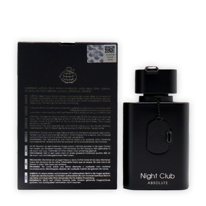 Fragrance World Night Club Absolute Minyak Wangi - 100ML Eau De Parfum - Image 5