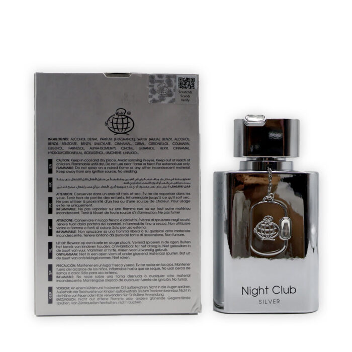 Fragrance World Night Club Silver Minyak Wangi - 100ML Eau De Parfum - Image 5