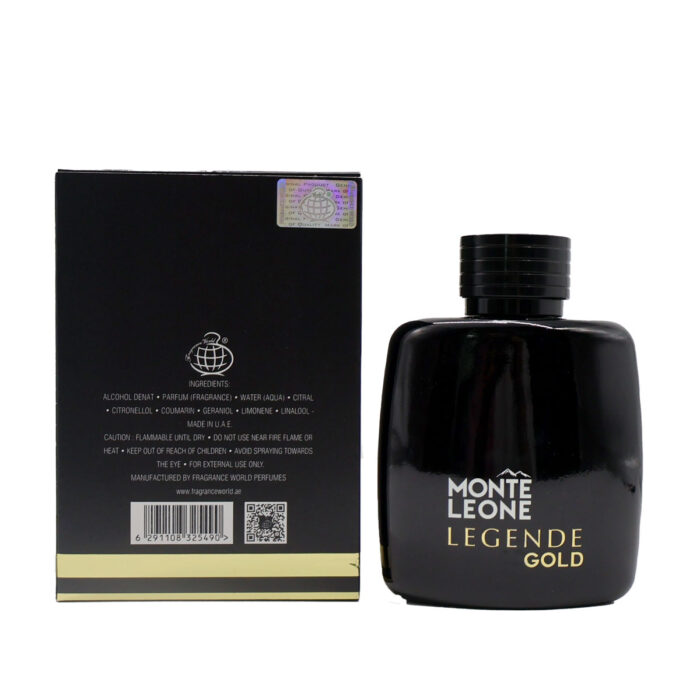 Fragrance World Monte Leone Legende Gold Minyak Wangi - 100ML Eau De Parfum - Image 5