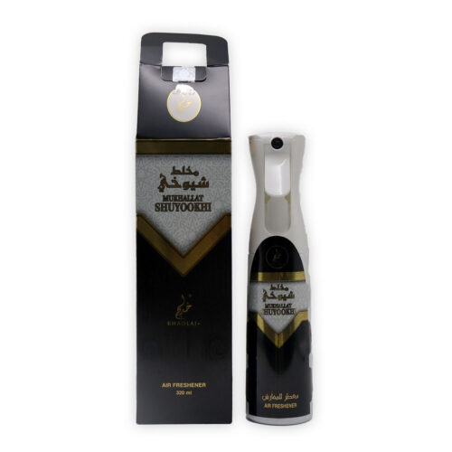 KHADLAJ MUKHALLAT SHUYOOKHI Perfume Penyegar Udara - 320ML Air Freshener Made By KHADLAJ