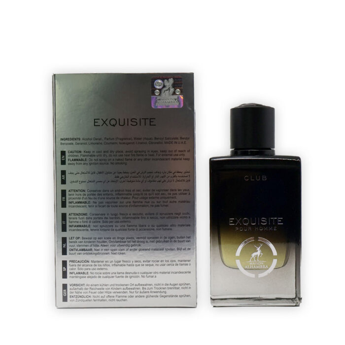 Club Exquisite Pour Homme Perfume Minyak Wangi - 100ML Eau De Parfum Made By Maison Alhambra - Image 5