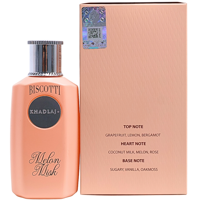 Biscotti Melon Misk Extrait EDP 100ml By Khadlaj Minyak Wangi Unisex Fragrance Long Lasting Perfume - Image 4