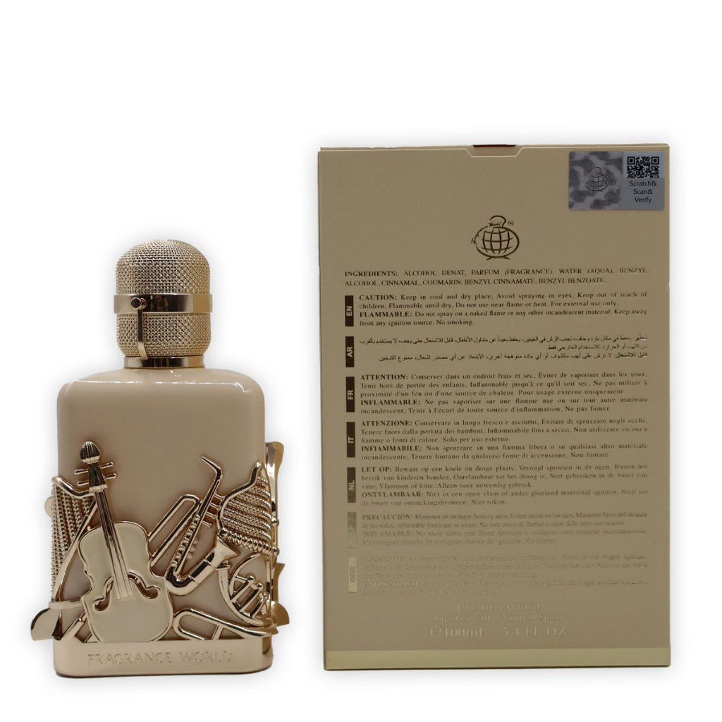 Note Jazz Fragrance World EDP 100ml For Unisex - Image 2